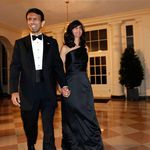 Louisiana Governor Bobby Jindal and his wife Supriya Jindal